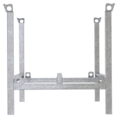 Pallet for | barrier fence | flat storage | External dimensions: 1020 x 1075 x 1080 mm